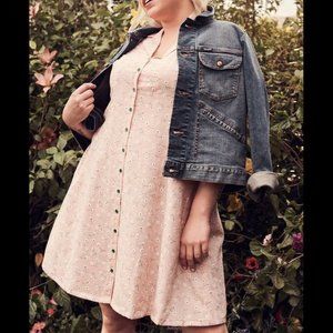 Modcloth Daytime Dynamo Pink Shirt Dress